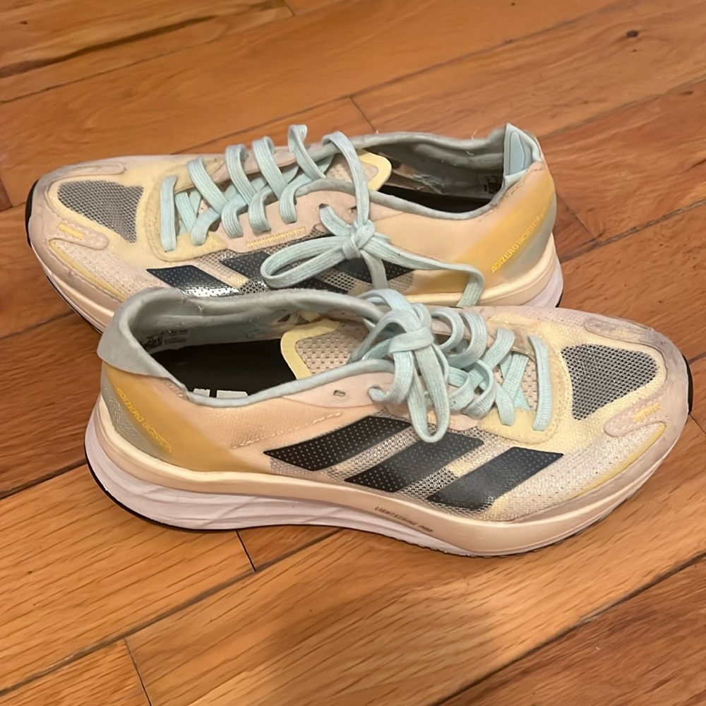 Adidas Yellow Running Shoes